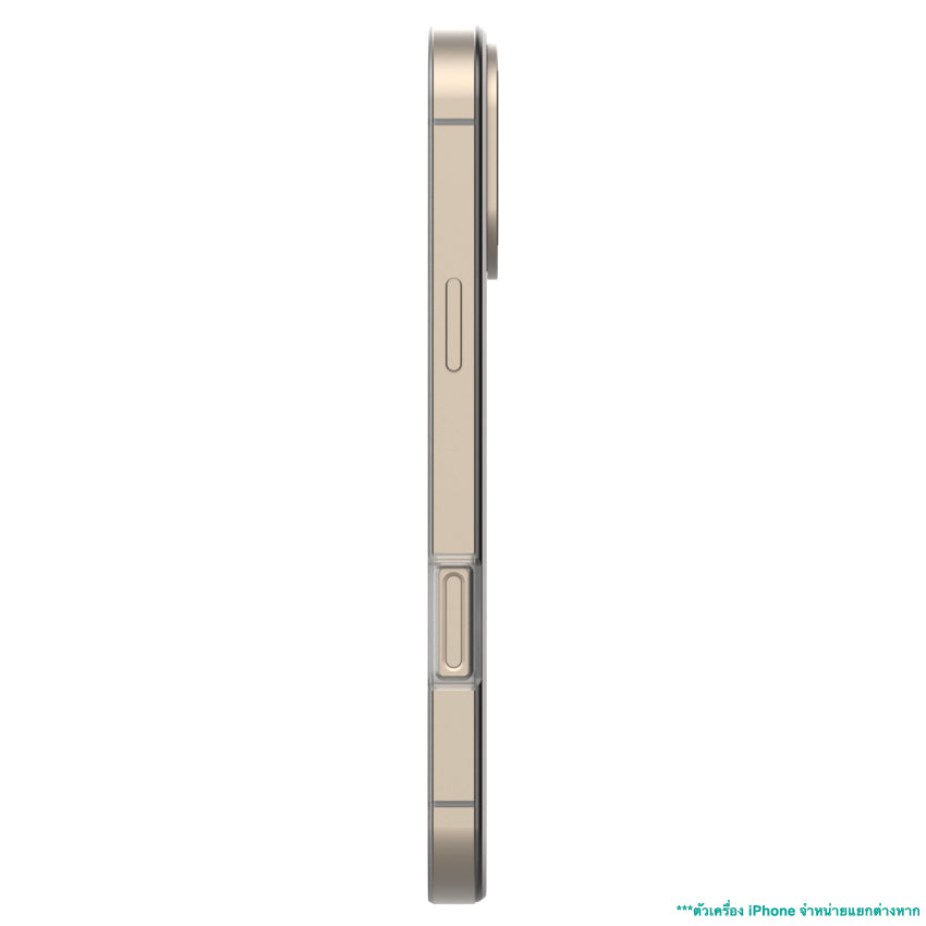iPhone 16 Pro Max Case Uniu Ultra Aluminum Bumper - Titanium Gray