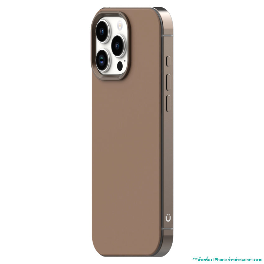 iPhone 16 Pro Max Case Uniu Ultra Aluminum Bumper - Titanium Bronze