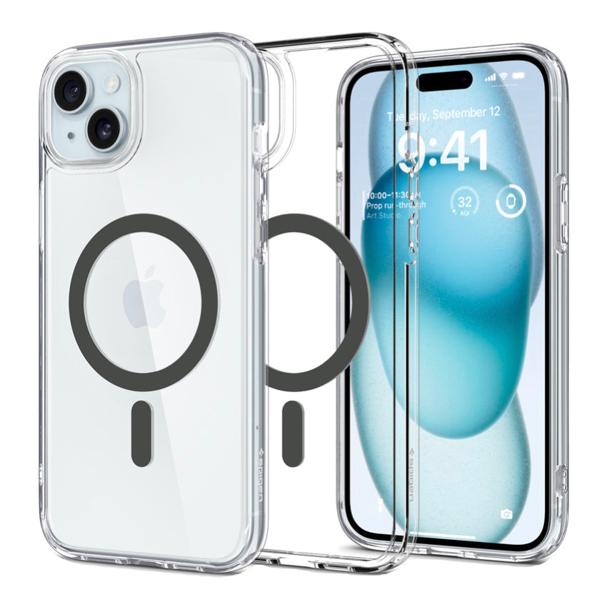 Spigen Ultra Hybrid MagFit for iPhone 15 Plus - Graphite