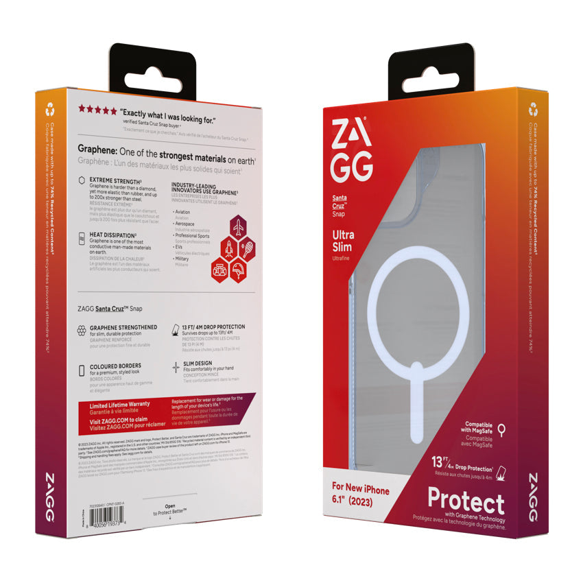 ZAGG Santa Cruz Snap for iPhone 15 - Blue