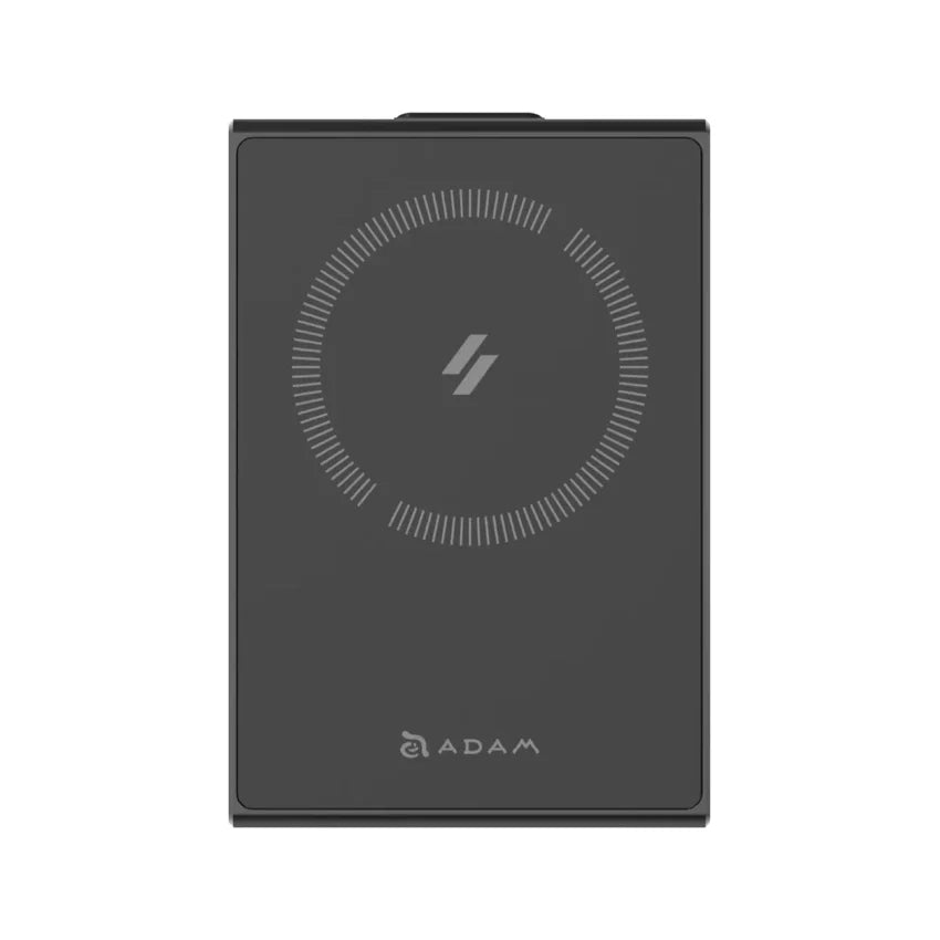 ADAM ELEMENTS Mag Z Magnetic 3-in-1 Foldable Travel Charging Station - Black