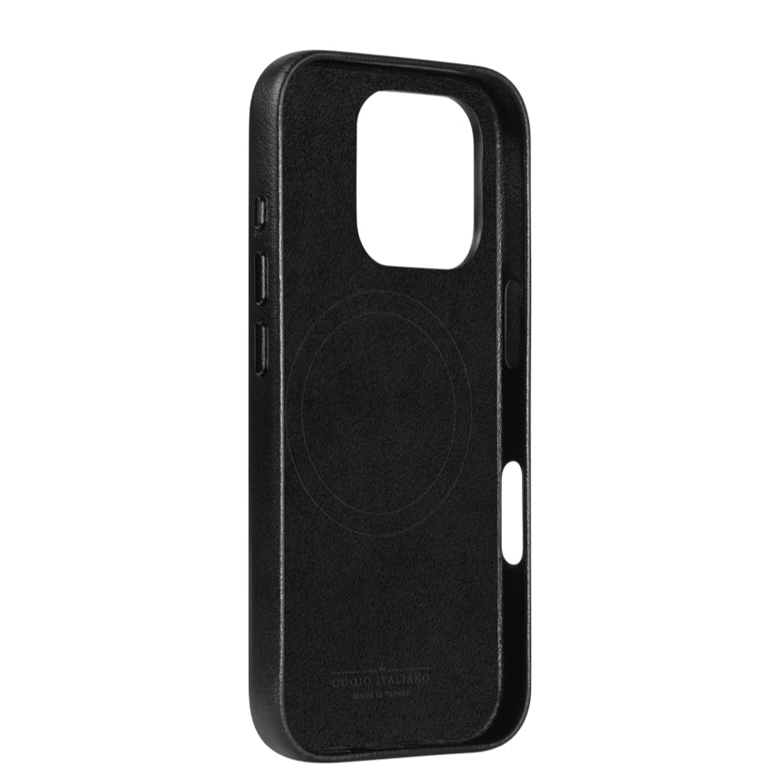 Alto Clop Leather Magnetic Case for iPhone 16 Pro - Raven