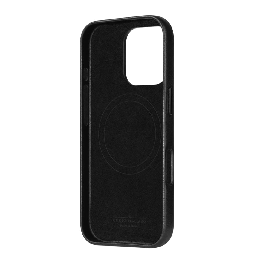 Alto Clop Leather Magnetic Case for iPhone 16 Pro - Raven
