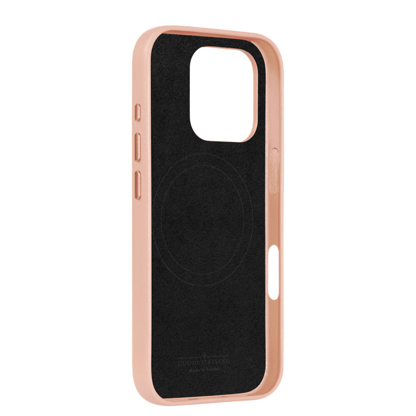 Alto Clop Leather Magnetic Case for iPhone 16 Pro - Pink