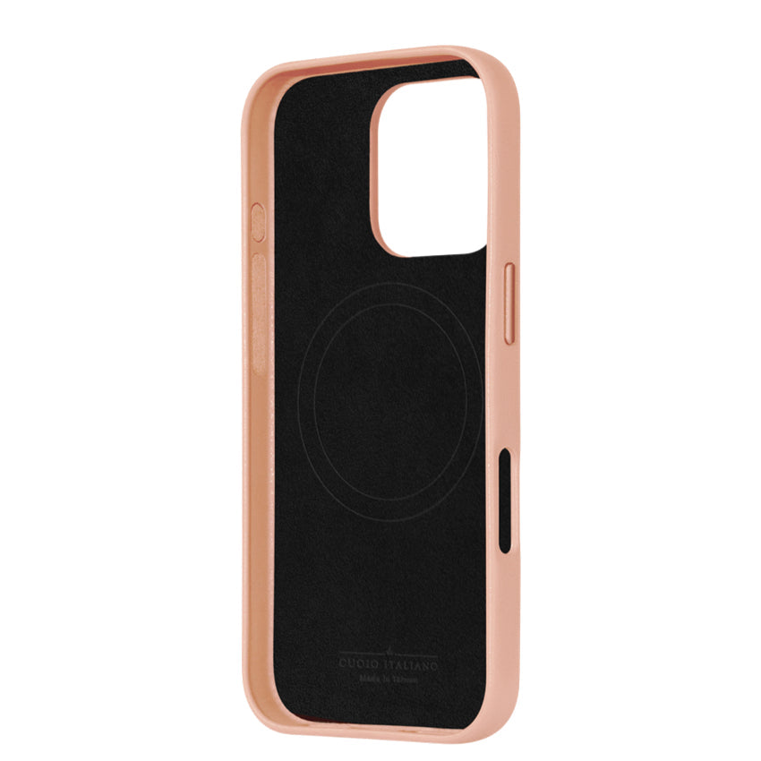 Alto Clop Leather Magnetic Case for iPhone 16 Pro - Pink