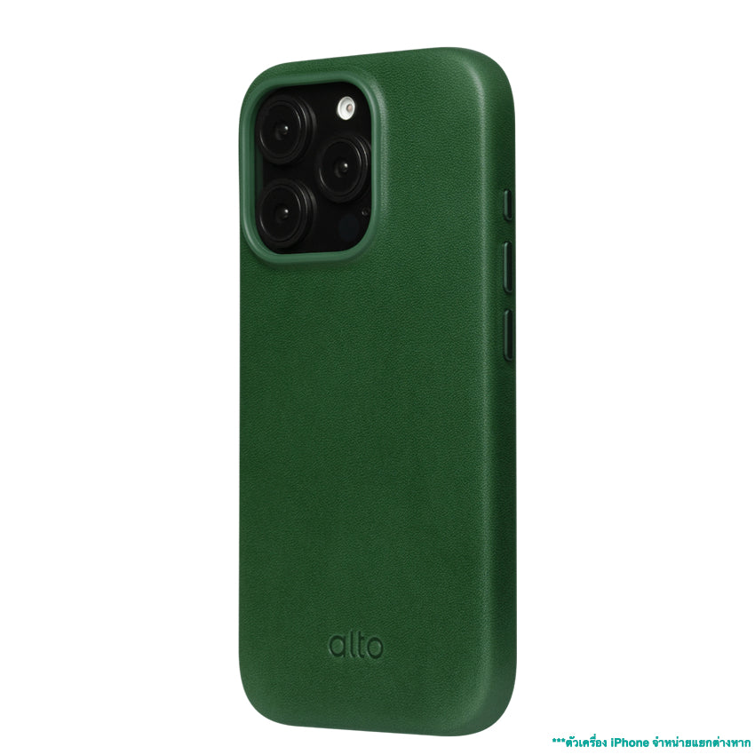 Alto Clop Leather Magnetic Case for iPhone 16 Pro - Forest