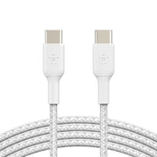 BELKIN BOOST CHARGE Braided USB-C to C Cable 60W 1M - White