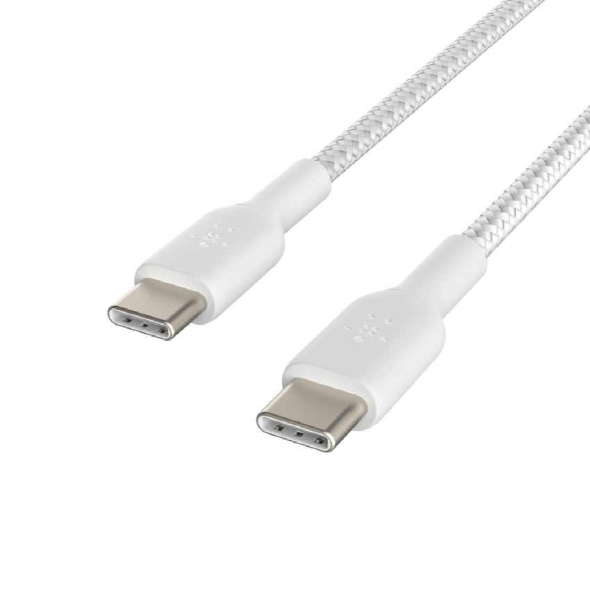 BELKIN BOOST CHARGE Braided USB-C to C Cable 60W 1M - White