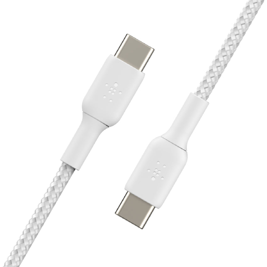 BELKIN BOOST CHARGE Braided USB-C to C Cable 60W 1M - White