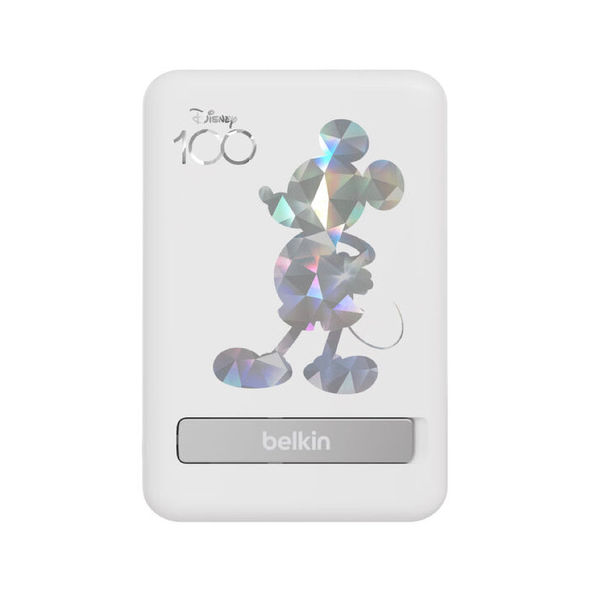 BELKIN BOOST CHARGE Magnetic 7.5W Wireless Power Bank 5K with Kickstand - Mickey Mouse