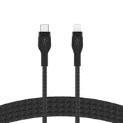 BELKIN BOOST CHARGE Pro Flex Double-Braided Silicone USB-C to Lightning 1M - Black