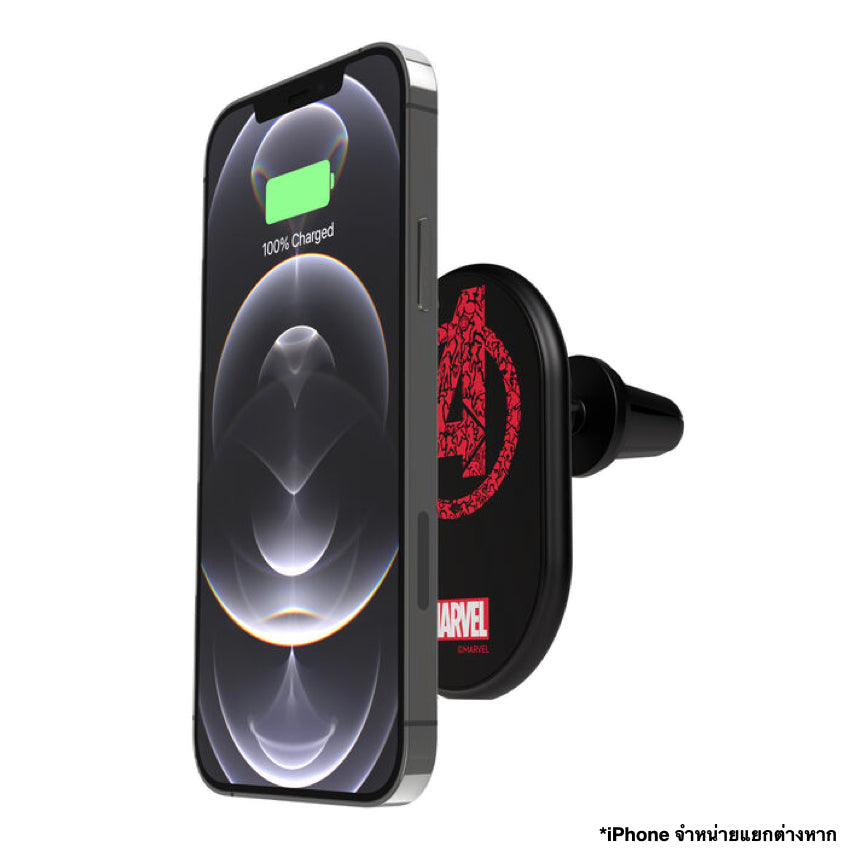 BELKIN BOOST CHARGE Magnetic Wireless Car Charger 10W with C to C 1.2M - Black Avenger