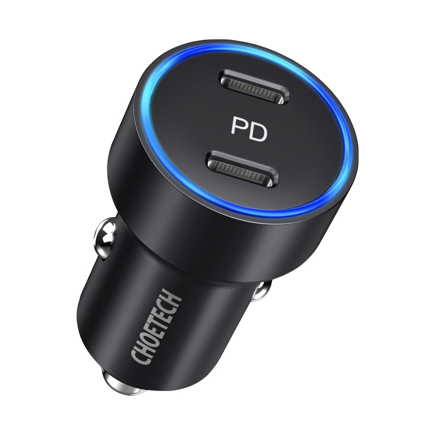Choetech Dual USB-C 40W Car Charger