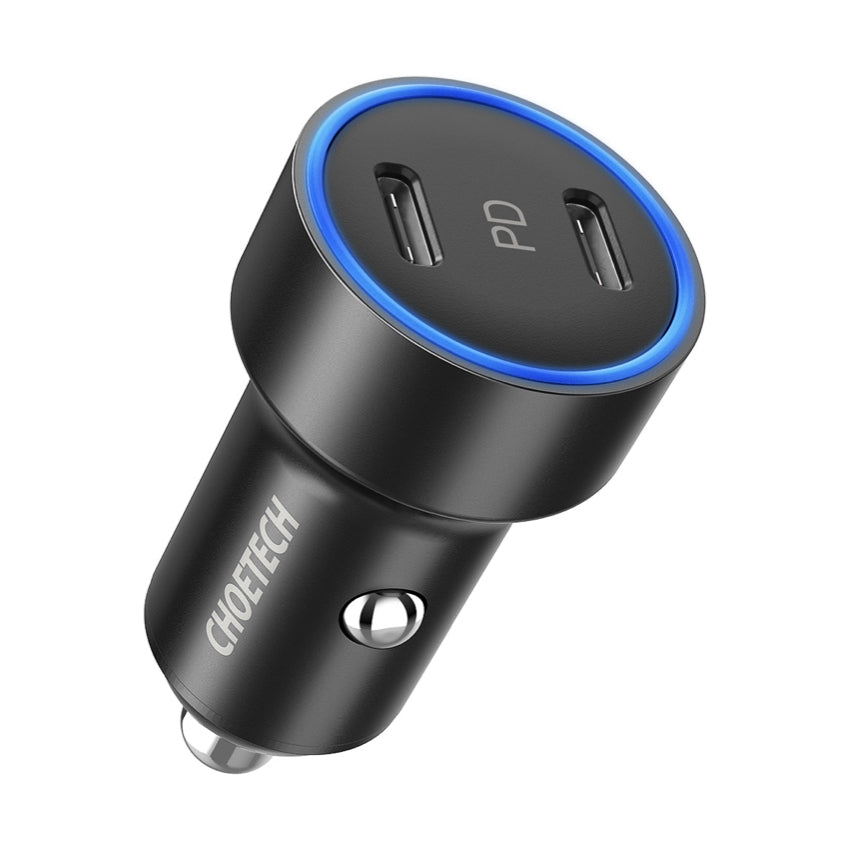 Choetech Dual USB-C 40W Car Charger