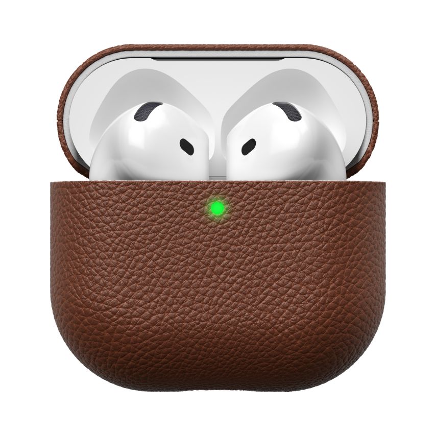 AirPods 4 Case Keybudz Artisan Leather - Natural Brown