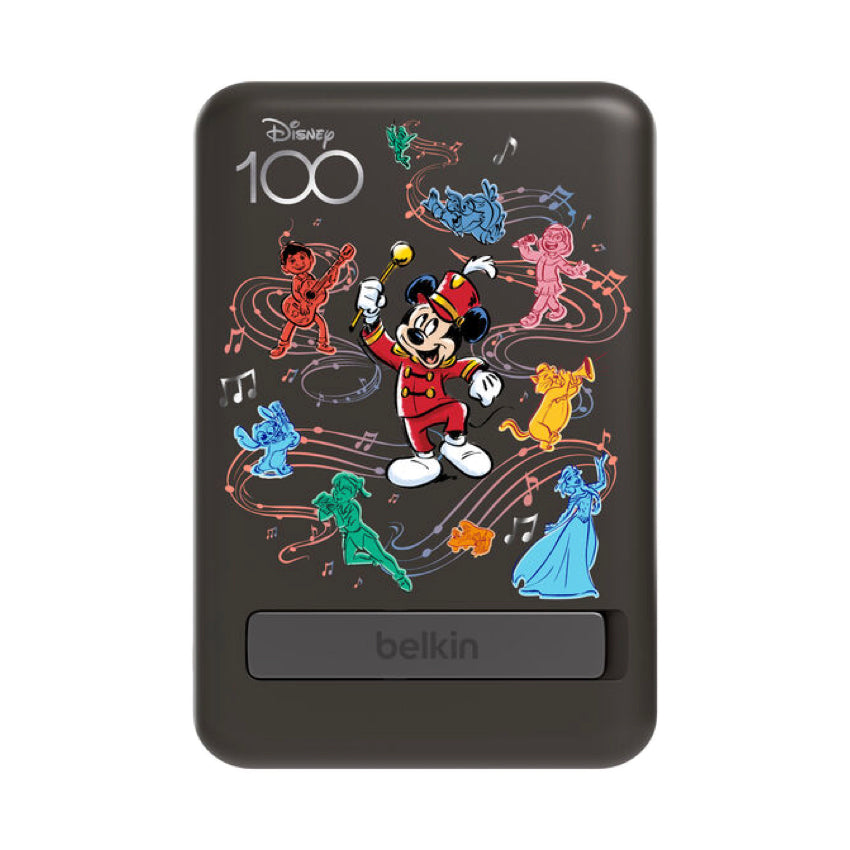 BELKIN BOOST CHARGE Magnetic 7.5W Wireless Power Bank 5K with Kickstand - Disney Musical