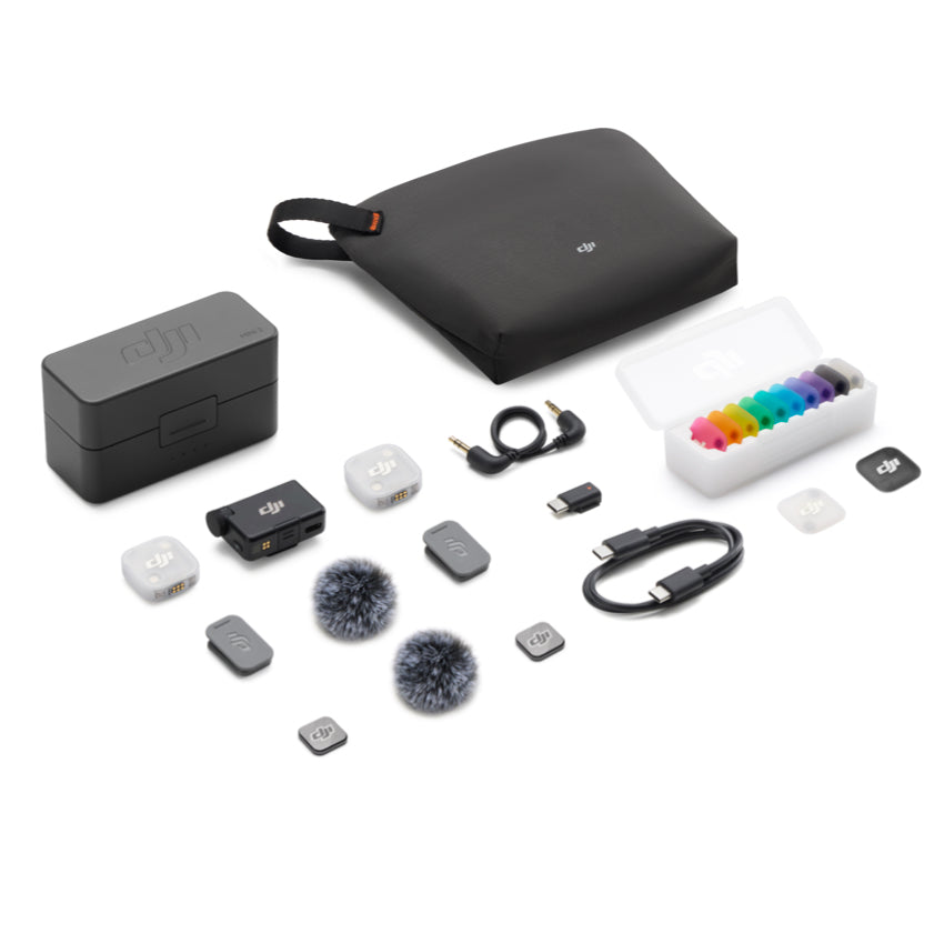 Mic DJI Mini 2 (2 TX + 1 RX + Charging Case)
