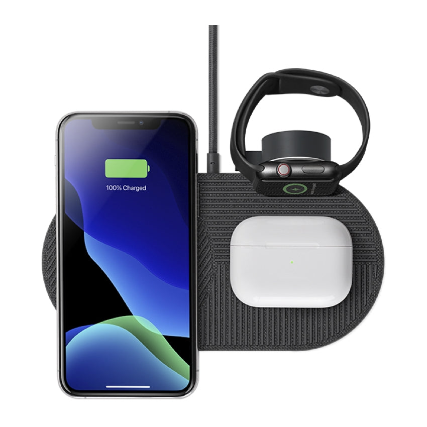 NATIVEUNION DROP XL WATCH CHARGE-PAD-FABRIC-SLATE-US-EU-UK