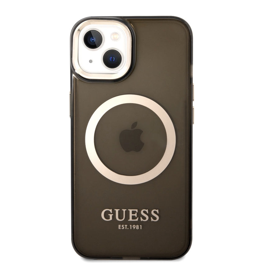 iPhone 14 Case Guess Colors Edition MagSafe - Black