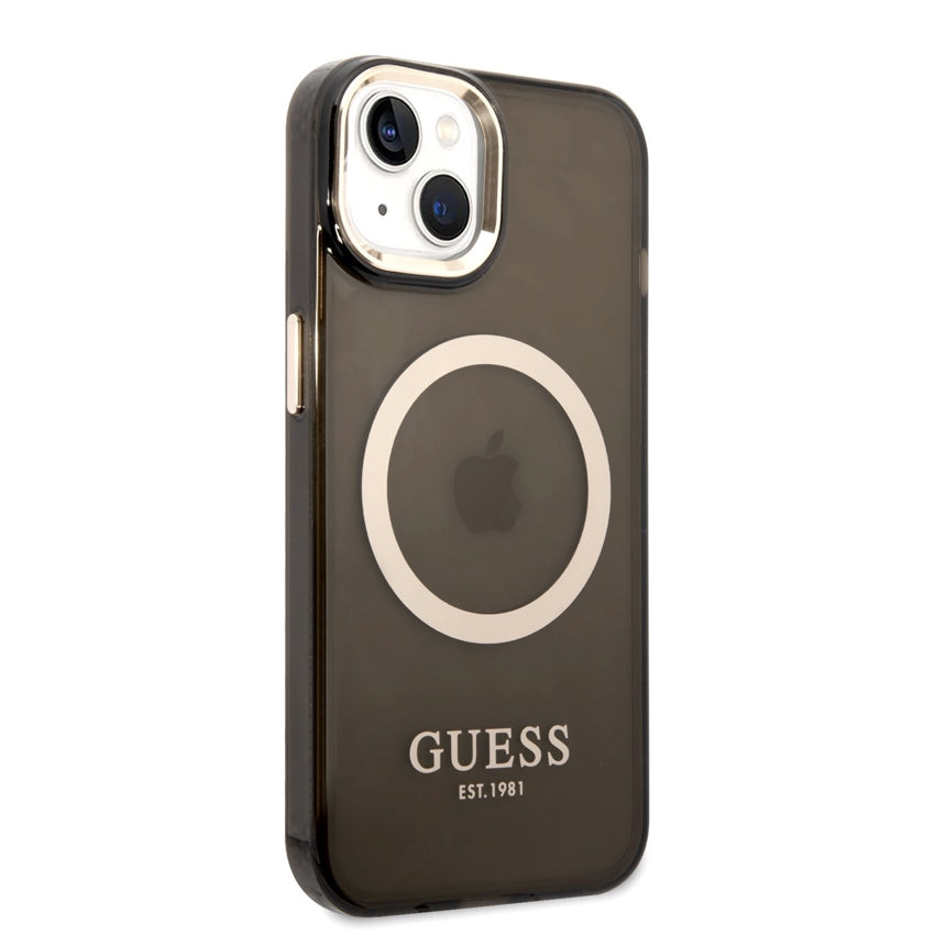 iPhone 14 Case Guess Colors Edition MagSafe - Black