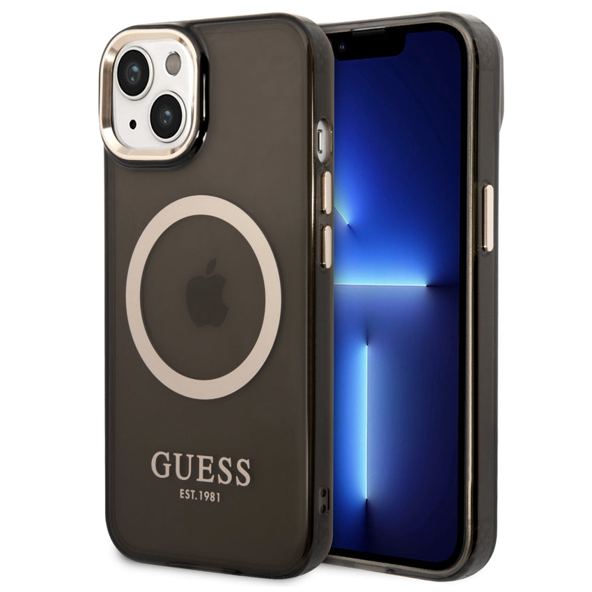 GUESS Colors Edition MagSafe for iPhone 14 Plus - Black