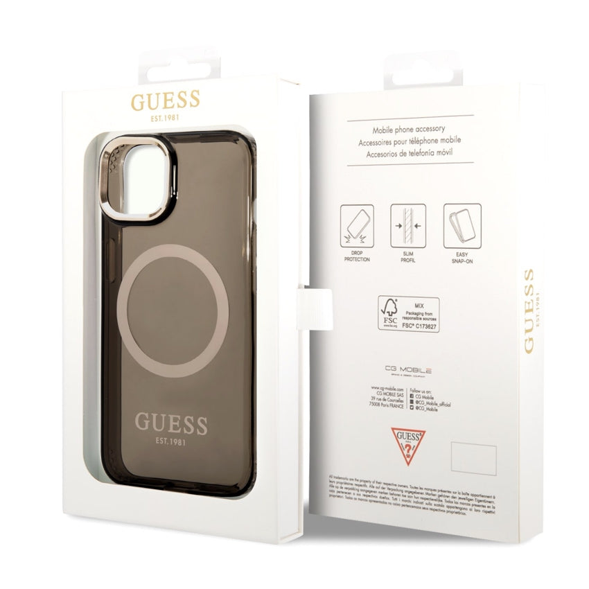 GUESS Colors Edition MagSafe for iPhone 14 Plus - Black