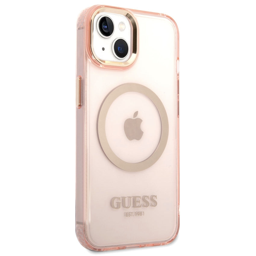 iPhone 14 Plus Case Guess Colors Edition MagSafe - Pink