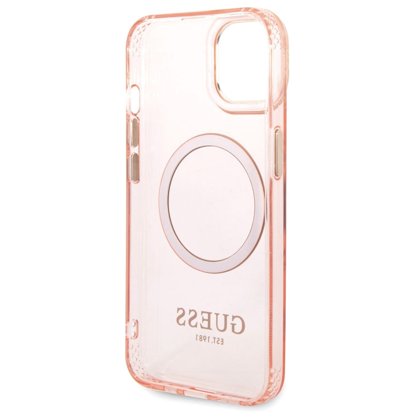 iPhone 14 Plus Case Guess Colors Edition MagSafe - Pink