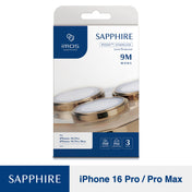 iPhone 16 Pro/16 Pro Max Lens Protector Imos Sapphire PVD Stainless Frame - Gold