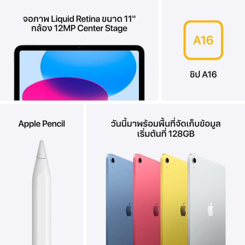 iPad Wi-Fi 128GB - Pink (A16)