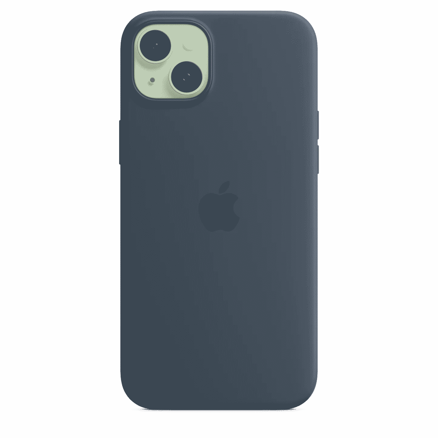 iPhone 15 Plus Silicone Case with MagSafe - Storm Blue