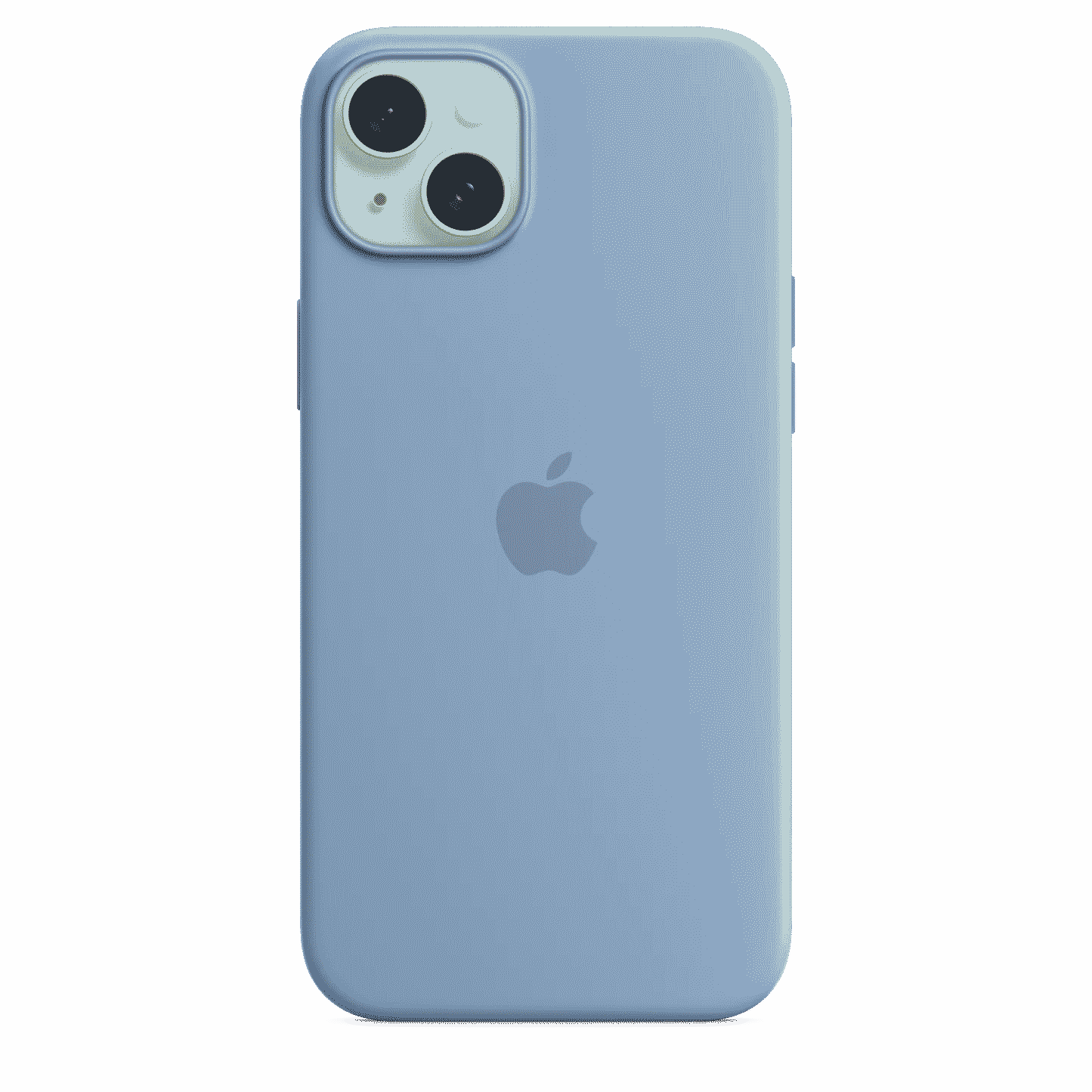 iPhone 15 Plus Silicone Case with MagSafe - Winter Blue