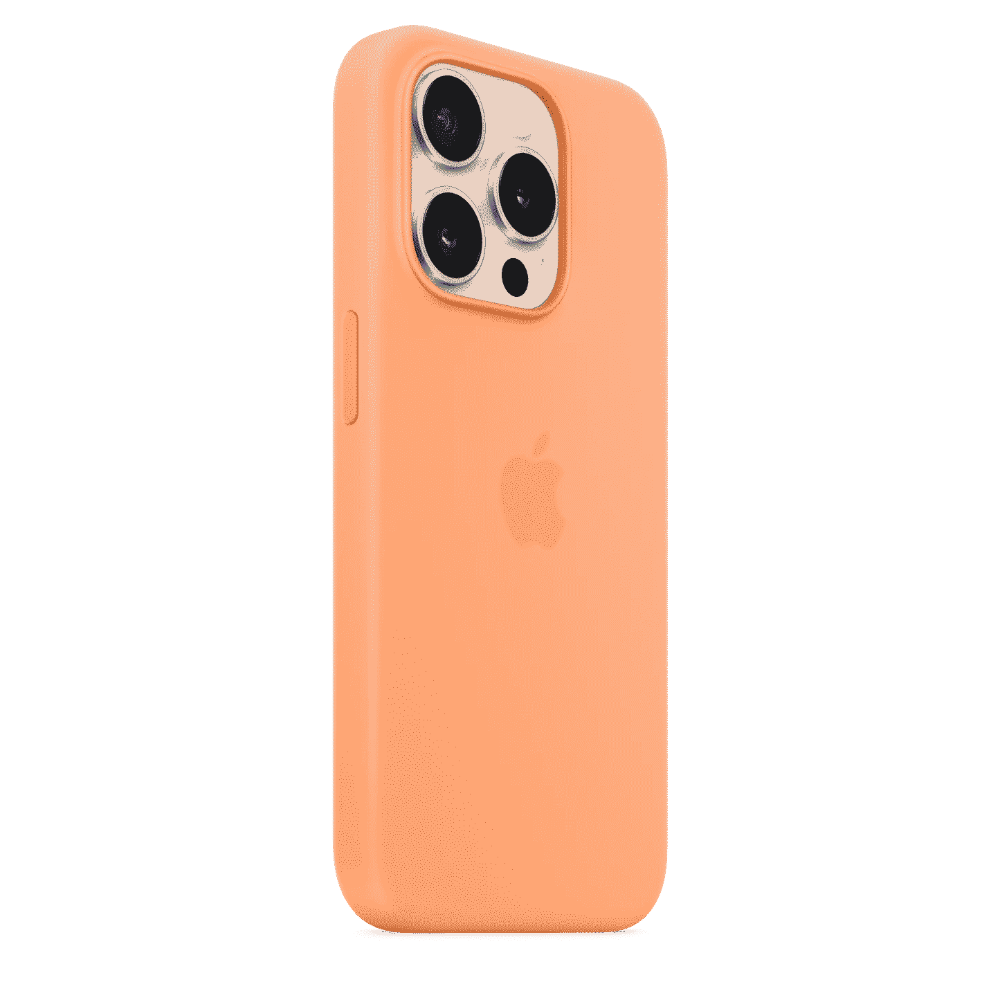 iPhone 15 Pro Silicone Case with MagSafe - Orange Sorbet