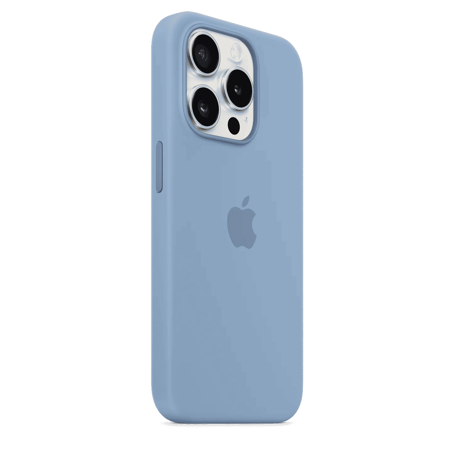 iPhone 15 Pro Silicone Case with MagSafe - Winter Blue