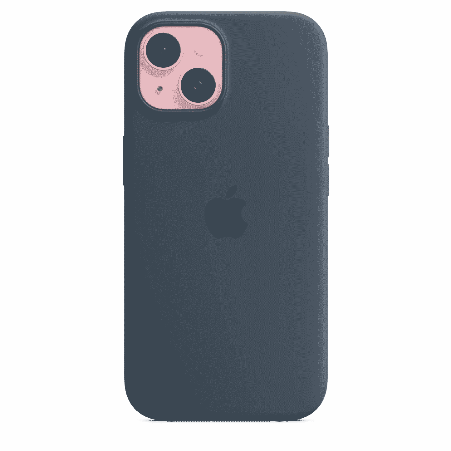 iPhone 15 Silicone Case with MagSafe - Storm Blue