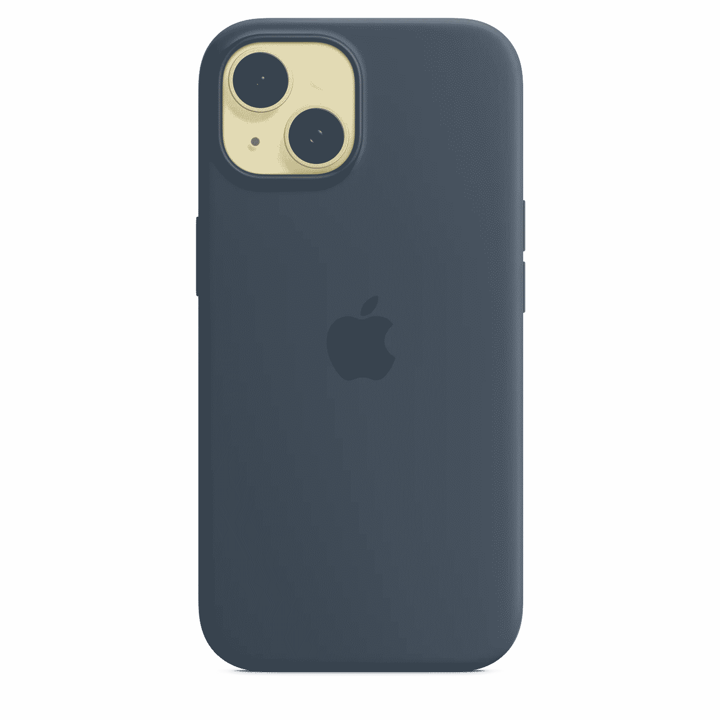 iPhone 15 Silicone Case with MagSafe - Storm Blue