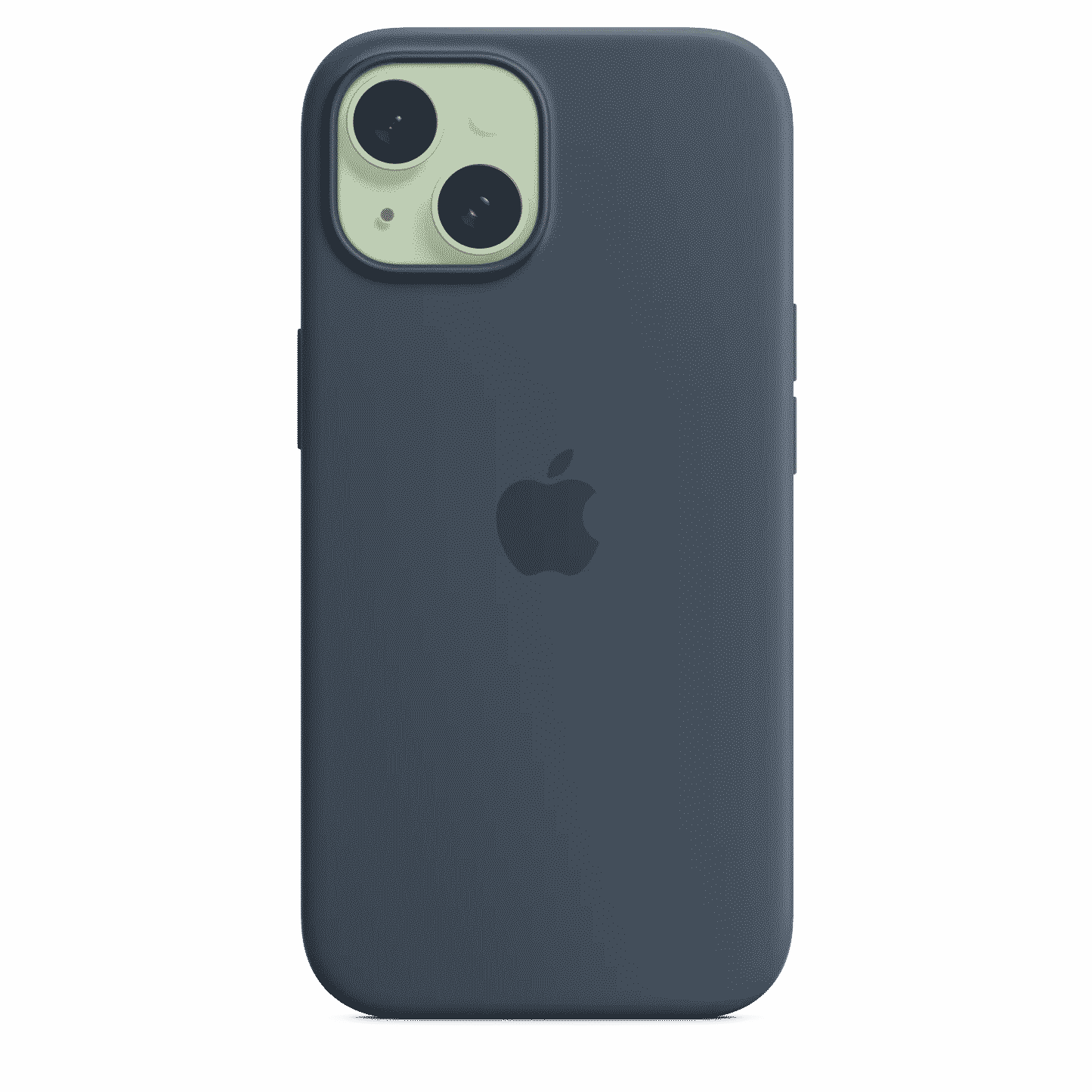 iPhone 15 Silicone Case with MagSafe - Storm Blue