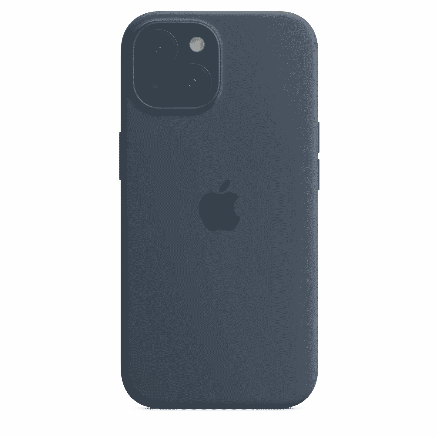 iPhone 15 Silicone Case with MagSafe - Storm Blue