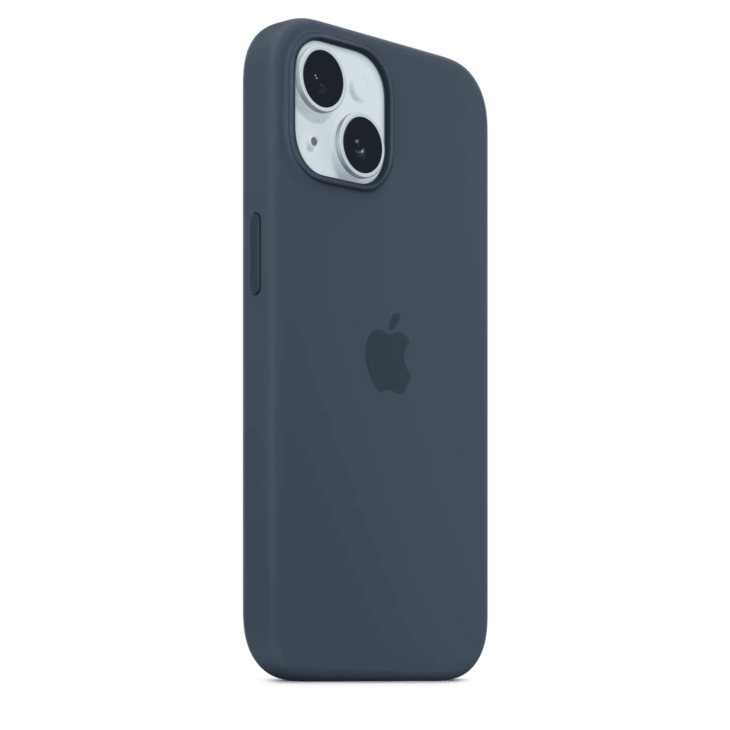 iPhone 15 Silicone Case with MagSafe - Storm Blue