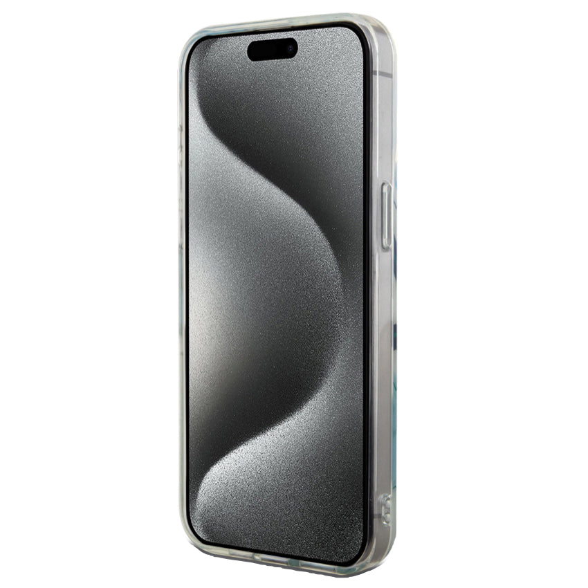 LACOSTE Mag Hard Case Double Layer for iPhone 15 Pro Max - Blue Patchs
