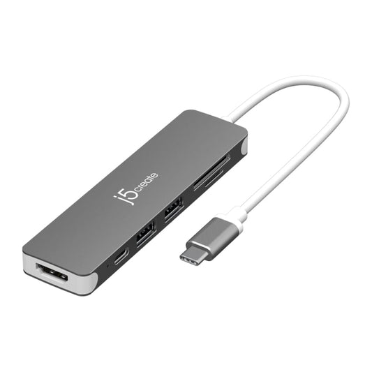 J5 6-in-1 USB-C to 4K HDMI, PD 3.0 100W, Multi-Port Hub