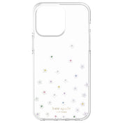 iPhone 14 Pro Max Case Kate Spade Protective Hardshell - Pearl Wild Flowers