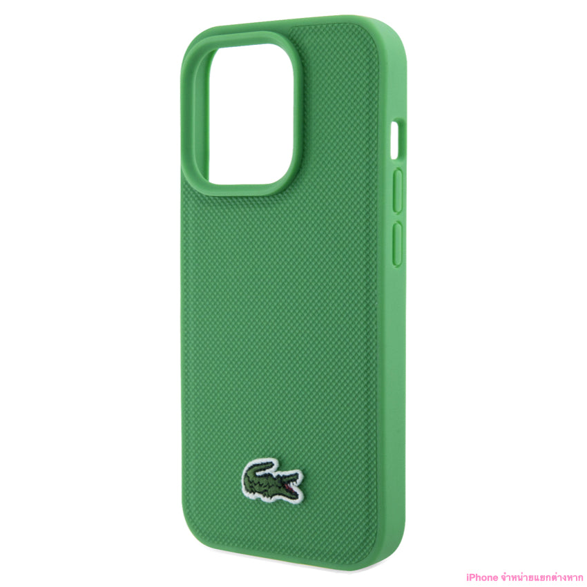 Lacoste Mag Hard Case for iPhone 15 Pro Max - Green