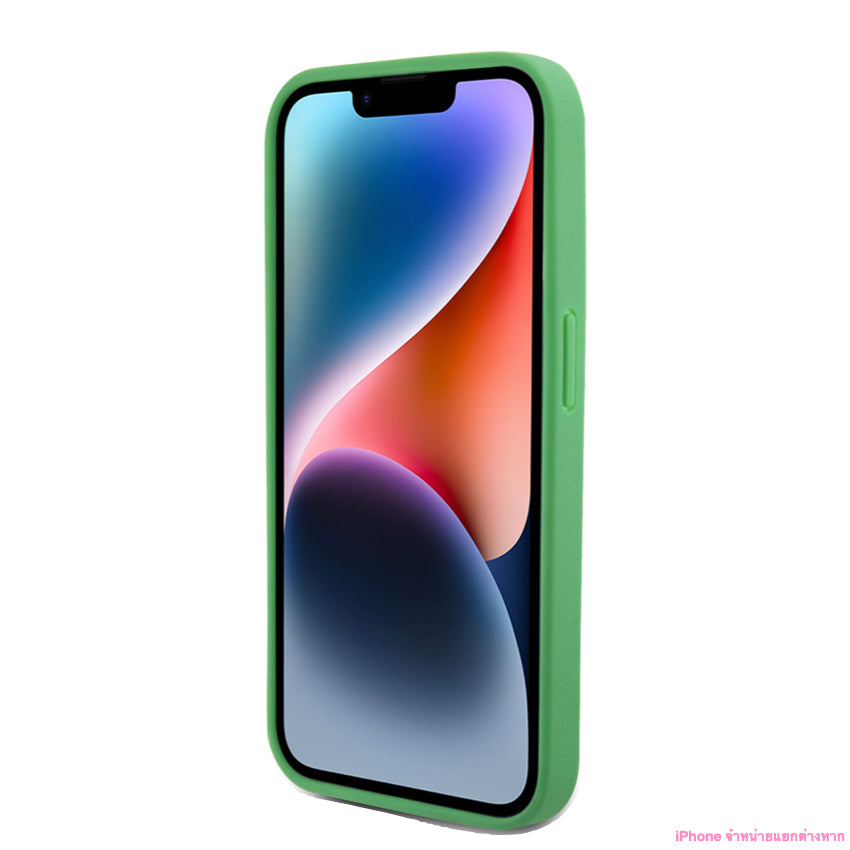 Lacoste Mag Hard Case for iPhone 15 Pro - Green