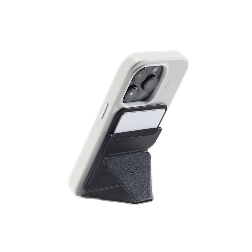 MOFT Snap-On Phone Stand and Wallet with Magsafe (MOVAS) - Black