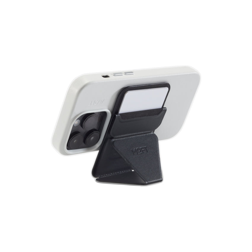 MOFT Snap-On Phone Stand and Wallet with Magsafe (MOVAS) - Black
