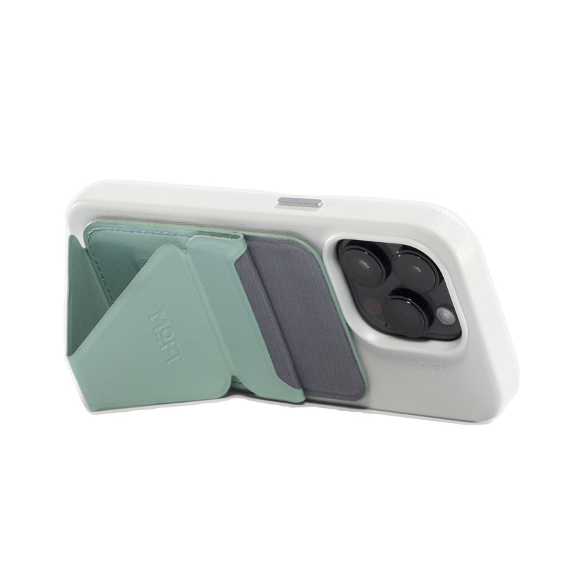 MOFT Snap-On Phone Stand and  Wallet with Magsafe (MOVAS) - Seafoam