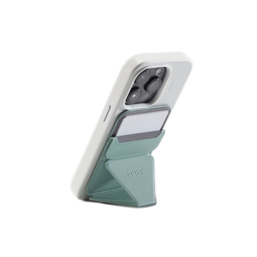 MOFT Snap-On Phone Stand and  Wallet with Magsafe (MOVAS) - Seafoam