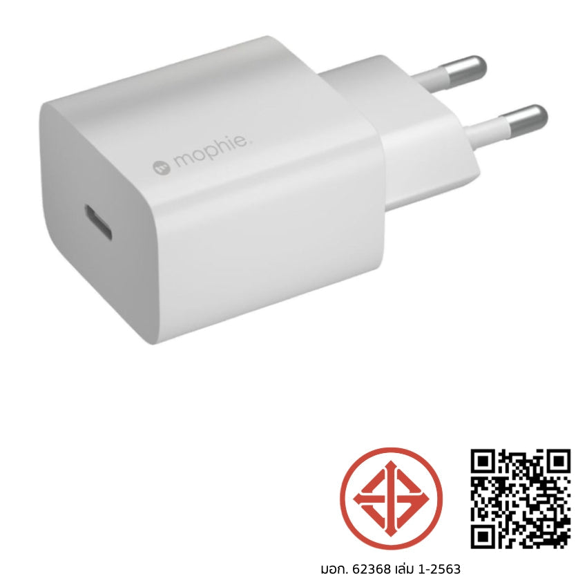 Mophie Accessories Wall Adapter USB-C PD 30W - White (TH)