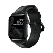 NOMAD Traditional Leather Strap for Apple Watch 38/40mm BK - Black Buckle